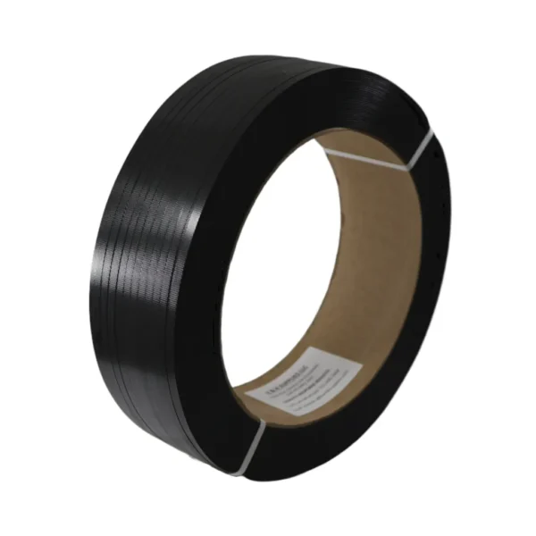 Polypropylene strapping, black, 1/2" x 7200', #500